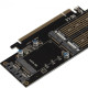 Контролер PCI-Frime to 2xM.2 (M Key+B Key) + 1 x mSata (ECF-PCIEtoSSD009.LP)
