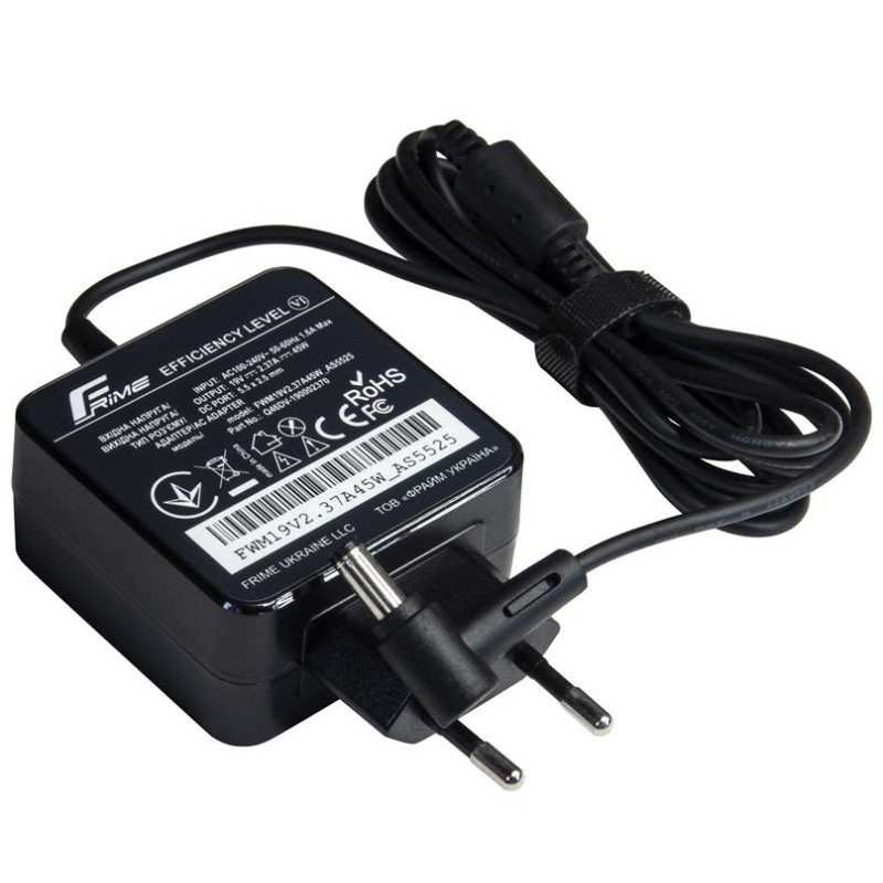 Блок живлення Frime для ноутбуків Asus 19V 2.37A 45W 5.5x2.5 мм (FWM19V2.37A45W_AS5525)