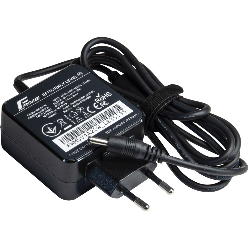 Блок живлення Frime для ноутбуків Lenovo 5V 4A 20W 3.5x1.35мм (FWM5V4A20W_LE35135)