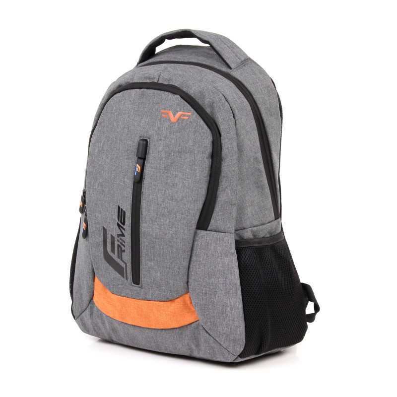 Рюкзак для ноутбука 15.6" Frime Hamster, Grey, поліестер, 382х258х35 мм