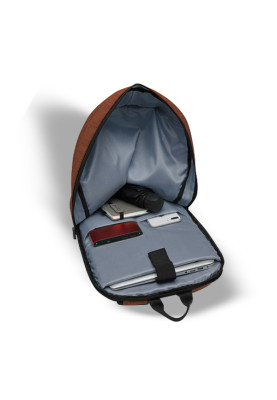 Рюкзак для ноутбука 15.6" Frime Keeper, Dark Red, поліестер, 376х260х20 мм