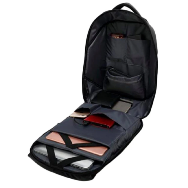 Рюкзак для ноутбука 15.6" Frime Shell, Black, поліестер, 405х270х30 мм