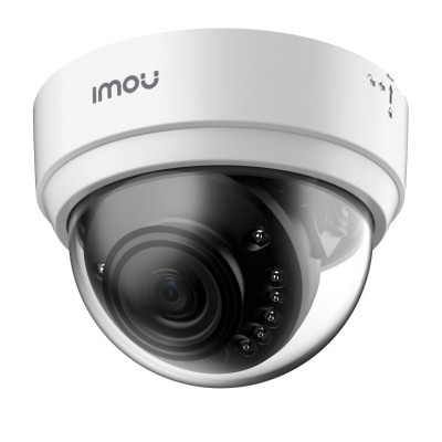 IP камера IMOU IPC-D42P, 4 Мп, 1/3" CMOS, 2560x1440, H.264/265, f=2.8 mm, день/ніч, ІЧ підсвічування до 20 м, RJ-45, Wi-Fi, IP67, 100х74 мм