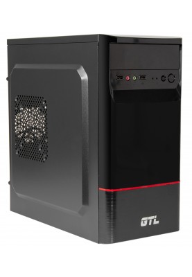 Корпус GTL 1605+ Black, 400 Вт, Mini Tower, Micro ATX/Mini ITX, 2xUSB 2.0, 1x120 мм,  0.4 мм, 315x165x350 мм, 3.3 кг