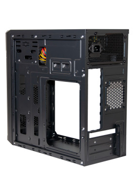 Корпус GTL 1605+ Black, 400 Вт, Mini Tower, Micro ATX/Mini ITX, 2xUSB 2.0, 1x120 мм,  0.4 мм, 315x165x350 мм, 3.3 кг