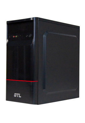 Корпус GTL 1605+ Black, 400 Вт, Mini Tower, Micro ATX/Mini ITX, 2xUSB 2.0, 1x120 мм,  0.4 мм, 315x165x350 мм, 3.3 кг