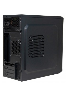 Корпус GTL 1617+ Black, 400 Вт, Mini Tower, Micro ATX/Mini ITX, 2xUSB 2.0, 1x120 мм, 0.4 мм, 315x165x350 мм, 3.3 кг