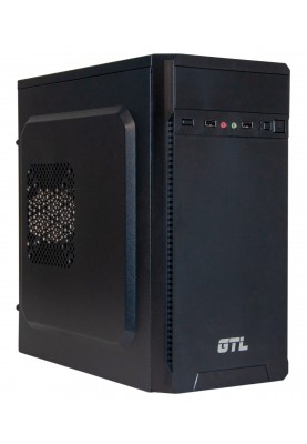 Корпус GTL 1617+ Black, 400 Вт, Mini Tower, Micro ATX/Mini ITX, 2xUSB 2.0, 1x120 мм, 0.4 мм, 315x165x350 мм, 3.3 кг
