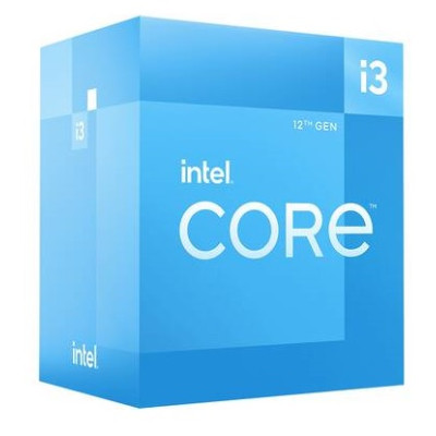 Процесор Intel Core i3 (LGA1700) i3-12100F, Box, 4x3.3 GHz (Turbo Boost 4.3 GHz, 8 потоків), L3 12Mb Smart Cache, Alder Lake, 10 nm, TDP 58W (BX8071512100F)