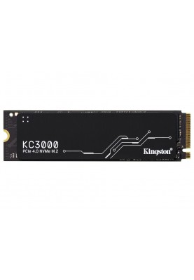 Твердотільний накопичувач M.2 512Gb, Kingston KC3000, PCI-E 4.0 x4, 3D TLC, 7000/3900 MB/s (SKC3000S/512G)