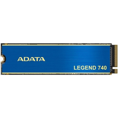 Твердотільний накопичувач M.2 250Gb, ADATA LEGEND 740, PCI-E 3.0 x4, 3D TLC, 2500/2000 MB/s (ALEG-740-250GCS)