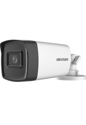 Камера зовнішня HDCVI Hikvision DS-2CE17H0T-IT3F(C) (3.6 мм), 5 Мп, 1/3" CMOS, 1080p/25 fps, 0.01 Lux, день/ніч, ІЧ підсвічування до 40 м, IP67, 217х79х76 мм