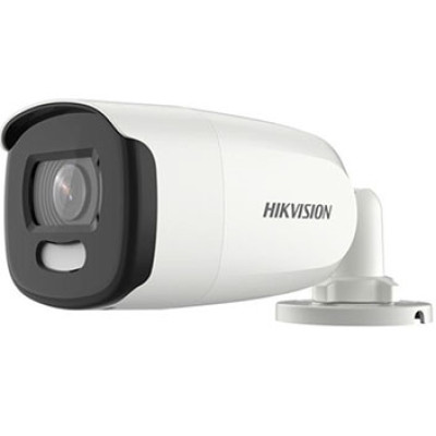Камера HDTVI Hikvision DS-2CE12HFT-F (3.6 мм), 5 Мп, CMOS, 1944p/25 fps, 0.0005 Lux, день/ніч, ІЧ підсвічування до 40 м, IP67, 220х82х77 мм