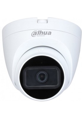 Камера внутрішня HDCVI Dahua DH-HAC-HDW1500TRQP-A, 5 Мп, 1/2.7" CMOS, 1080p/25 fps, f=2.8 мм, 0.005 Lux, день/ніч, ІЧ підсвічування до 25 м, IP50, мікрофон, 97х93 мм