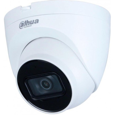 Камера зовнішня HDCVI Dahua DH-HAC-HDW1500TLQP-A, 5 Мп, 1/2.7" CMOS, 1620p/25 fps, f=2.8 мм, 0.005 Lux, Ідень/ніч, Ч підсвічування до 30 м, IP67, мікрофон, 110х8