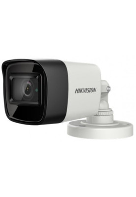 Камера HDTVI Hikvision DS-2CE16H8T-ITF (3.6 мм), 5 Мп, CMOS, 1944p/25 fps, 0.003 Lux, день/ніч, ІЧ підсвічування до 30 м, IP67, 158х61х58 мм
