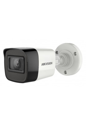 Камера зовнішня HDTVI Hikvision DS-2CE16H0T-ITF (C) (2.4 мм), 5 Мп, CMOS, 1944p/25 fps, 0.01 Lux, день/ніч, ІЧ підсвічування до 30 м, IP67, 139х61х58 мм