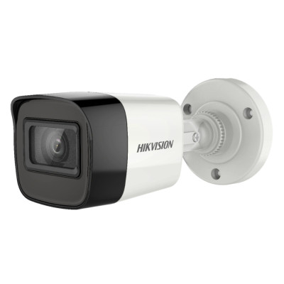 Камера зовнішня HDTVI Hikvision DS-2CE16H0T-ITF (C) (2.4 мм), 5 Мп, CMOS, 1944p/25 fps, 0.01 Lux, день/ніч, ІЧ підсвічування до 30 м, IP67, 139х61х58 мм