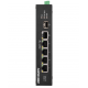 PoE комутатор Hikvision DS-3T0306HP-E/HS, 4x10/100 PoE, 1хRJ45 Uplink, 158х101х31 мм, Black