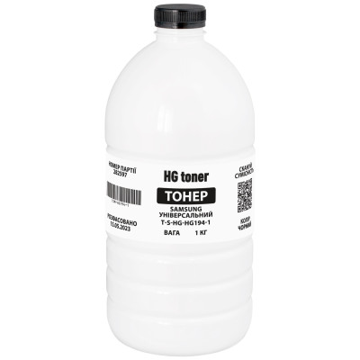 Тонер Samsung Universal ML-1210/1610/1660/1710/1910/2010/2160, SCX-6122, SL-M2020/2820, 1 кг, HG (TSM-HG194-1)