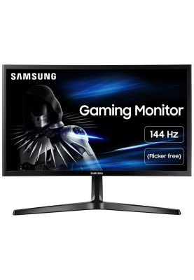 Монітор вигнутий 23.5" Samsung C24RG50, Dark Silver, WLED, VA, 1920x1080, 1800R, 4 мс, 250 кд/м², 3000:1, 178°/178°, DP/2xHDMI, Vesa 100x100, AMD FreeSync (LC24RG50FZIXCI)