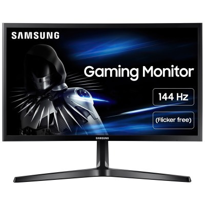 Монітор вигнутий 23.5" Samsung C24RG50, Dark Silver, WLED, VA, 1920x1080, 1800R, 4 мс, 250 кд/м², 3000:1, 178°/178°, DP/2xHDMI, Vesa 100x100, AMD FreeSync (LC24RG50FZIXCI)