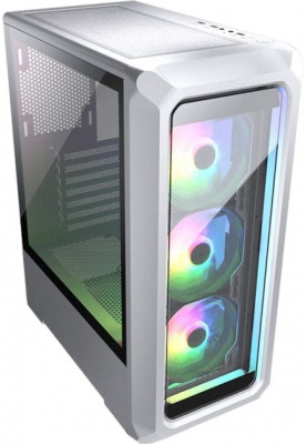 Корпус Cougar Archon 2 Mesh RGB White, без БЖ, Mid Tower, ATX/Micro ATX/Mini ITX, 1xUSB 2.0, 2xUSB 3.0, 3x120 мм ARGB Fan, скляне вікно