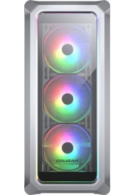 Корпус Cougar Archon 2 Mesh RGB White, без БЖ, Mid Tower, ATX/Micro ATX/Mini ITX, 1xUSB 2.0, 2xUSB 3.0, 3x120 мм ARGB Fan, скляне вікно