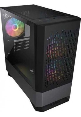 Корпус Cougar Archon 2 RGB Black, без БЖ, Mid Tower, ATX/Micro ATX/Mini ITX, 1xUSB 2.0, 2xUSB 3.0, 3x120 мм ARGB Fan, скляне вікно