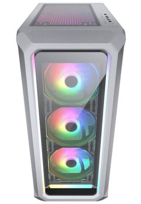 Корпус Cougar Archon 2 RGB White, без БЖ, Mid Tower, ATX/Micro ATX/Mini ITX, 1xUSB 2.0, 2xUSB 3.0, 3x120 мм ARGB Fan, скляне вікно