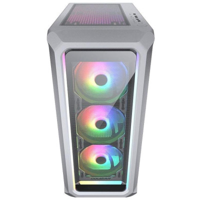 Корпус Cougar Archon 2 RGB White, без БЖ, Mid Tower, ATX/Micro ATX/Mini ITX, 1xUSB 2.0, 2xUSB 3.0, 3x120 мм ARGB Fan, скляне вікно