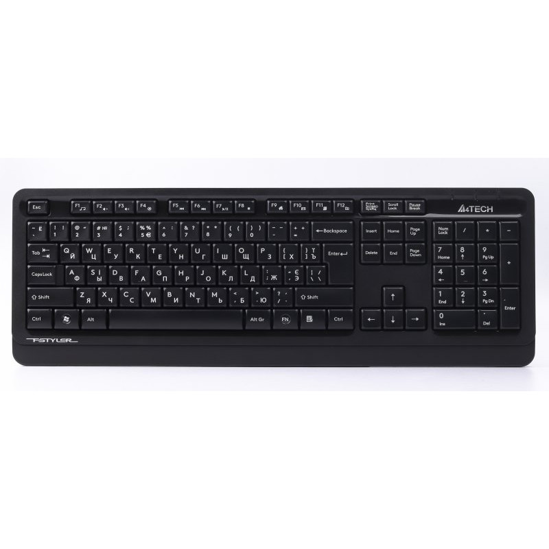 Комплект бездротовий A4tech Fstyler FG1012, Black, клавіатура+миша