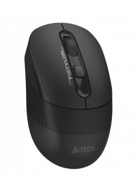 Миша A4Tech Fstyler FB10C, Stone Black, USB, бездротова, оптична, BT+RF (Combo), 1200/1600/2000/2400 dpi, 125 Hz, 4 кнопки, вбудований Li акумулятор