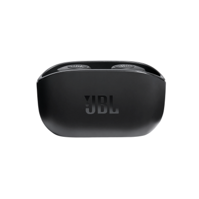 Навушники JBL Wave 100, Black, Bluetooth, мікрофон, чохол з функцією зарядки, технологія "Pure Bass" (JBLW100TWSBLK)