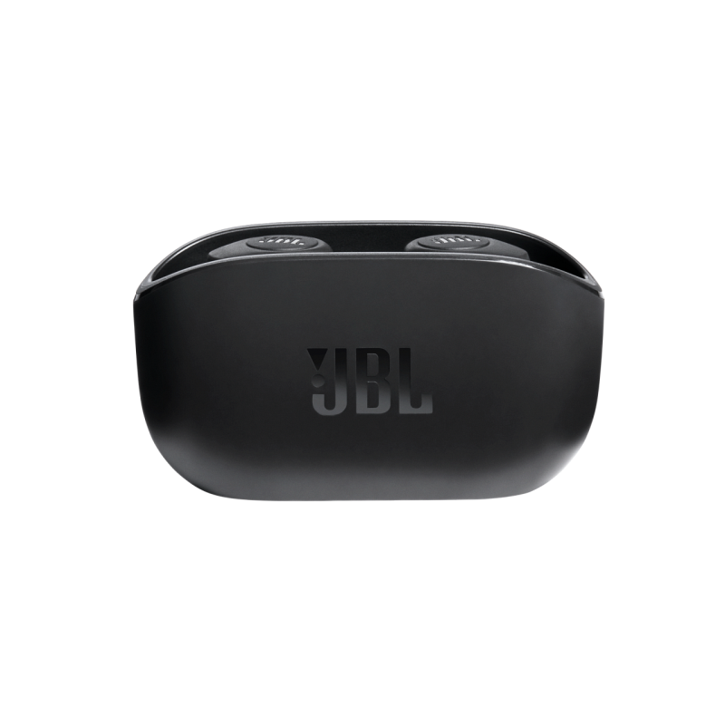 Навушники JBL Wave 100, Black, Bluetooth, мікрофон, чохол з функцією зарядки, технологія "Pure Bass" (JBLW100TWSBLK)