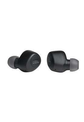 Навушники JBL Wave 100, Black, Bluetooth, мікрофон, чохол з функцією зарядки, технологія "Pure Bass" (JBLW100TWSBLK)