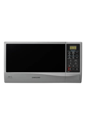 Мікрохвильова піч Samsung GE83KRS-2/UA, Silver, 800W, 23 л, з грилем, 6 рівнів потужності, керування електронне