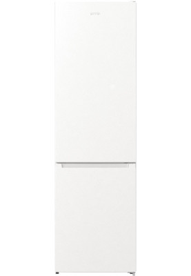 Холодильник Gorenje NRK6201PW4, White, двокамерний, загальний об'єм 353L, корисний об'єм 235L/96L, NoFrost, А+, 200x60x59.2 см