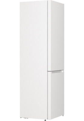 Холодильник Gorenje NRK6201PW4, White, двокамерний, загальний об'єм 353L, корисний об'єм 235L/96L, NoFrost, А+, 200x60x59.2 см