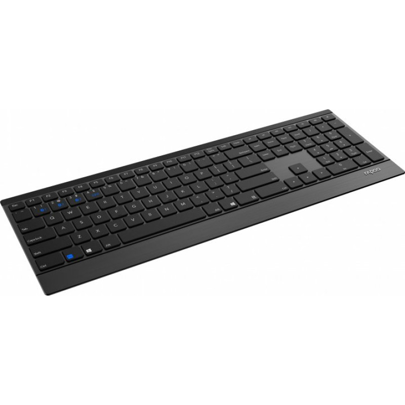 Клавіатура Rapoo E9500M Black, Wireless, стандартна, надтонка