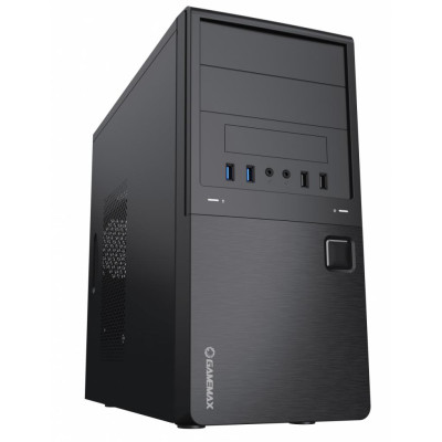 Корпус GameMax MT-308-2U3 Black, без БЖ, Mini Tower, Micro ATX / Mini ITX, 2хUSB 2.0, 2хUSB 3.0, 380x173x368 мм, 0.5 мм, 2.7 кг