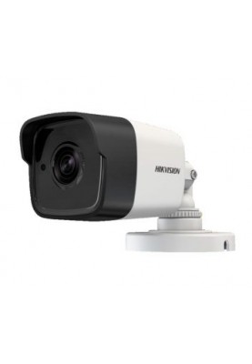 Камера зовнішня HDTVI Hikvision DS-2CE16H0T-ITE (3.6 мм), 5 Мп, CMOS, 1944p/25 fps, 0.01 Lux, день/ніч, ІЧ підсвічування до 20 м, PoC.at, IP67, 163х61х58 мм