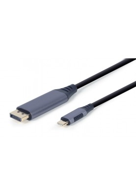 Кабель DisplayPort - USB Type-C 1.8 м Cablexpert, 4K, 60 Гц, Black (CC-USB3C-DPF-01-6)