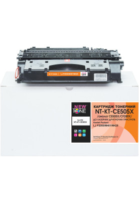 Картридж HP 05X (CE505X), Black, P2055, 6500 стор, NewTone (NT-KT-CE505X)