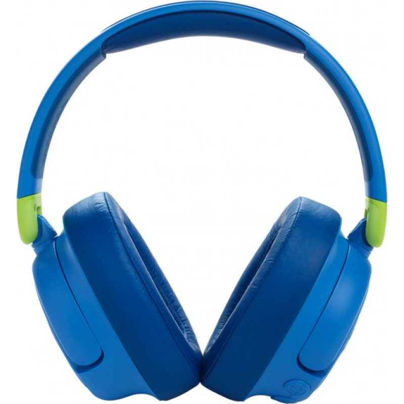 Навушники бездротові JBL JR 460NC, Blue, Bluetooth, мікрофон, акумулятор, дитячі (JBLJR460NCBLU)