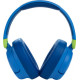 Навушники бездротові JBL JR 460NC, Blue, Bluetooth, мікрофон, акумулятор, дитячі (JBLJR460NCBLU)
