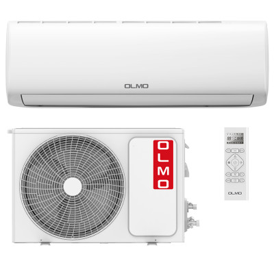 Кондиціонер Olmo OSH-10LDH White, спліт-система, компресор звичайний, площа приміщення 25 кв.м, автоматичний, осушення, вентиляція, обігрів, охолодження, фреон R410A