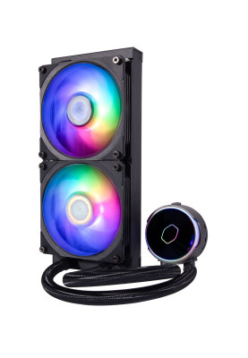 Система рідинного охолодження Cooler Master MasterLiquid PL240 Flux, рідинне охолодження, алюміній, для Intel 115x/1200/1700/2011/2066, AMD TR4/AM4/AM3/AM2/FM2/FM1 (MLY-D24M-A23PZ-R1)