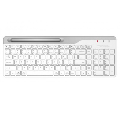 Клавіатура A4tech Fstyler FBK25, USB, White, бездротова (BT+2.4 ГГц), Bluetooth, мембранні клавіші