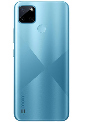 Смартфон Realme C21Y Cross Blue, 2 NanoSim, 6.5" (1600х720), Unisoc Tiger T610 2x1.8GHz+6x1.8GHz, RAM 4GB, ROM 64GB, Wi-Fi, BT, LTE, 4 Cam, Li-Ion 5000 mAh, Android 11 no NFC